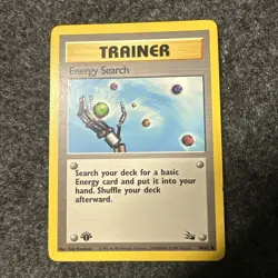 ENERGY SEARCH 59/62 TRAINER 1ST EDITION FOSSIL LP - Image 1