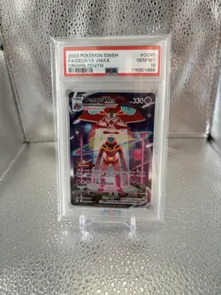 2023 Pokemon Crown Zenith #GG45 Full Art Deoxys VMAX PSA 10 - Image 1