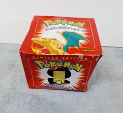 Pokemon 23K Gold Plated sealed Charizard collectible 1999 Burger King Ball - Image 1