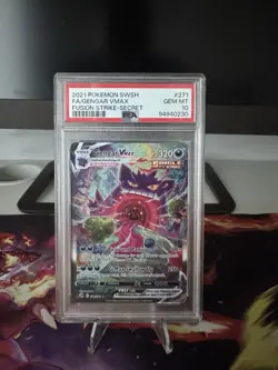 Pokemon Gengar VMAX Alt Art TCG 271/264 Fusion Strike English PSA10 - Image 3
