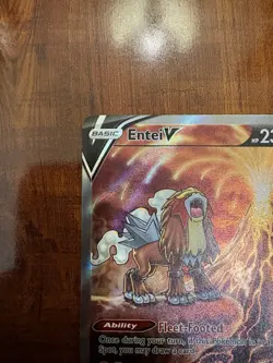 Pokemon Entei V GG36/GG70 Crown Zenith Full Art Holo Rare MINT PACK FRESH! - Image 3