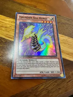 Thunder Sea Horse CT10-EN016 Limited Edition Super Rare PL + BONUS - Image 1