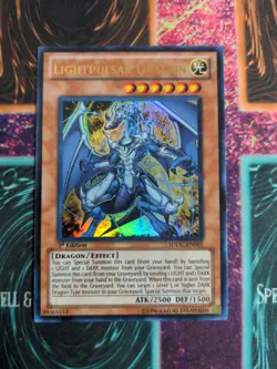Yu-Gi-Oh! Lightpulsar Dragon SDDC-EN001 1st Edition Ultra Rare NM a1/ - Image 1