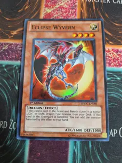 Yu-Gi-Oh! TCG Eclipse Wyvern SDDC-EN003 Super Rare 1st Edition Near Mint d4/ - Image 1