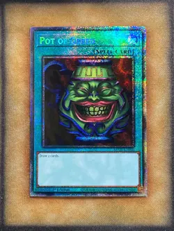 Yugioh Pot of Greed MP25-EN050 Starlight Rare 1st Ed NM - Image 1