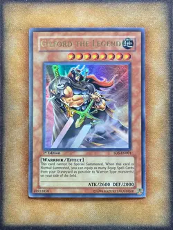 Yugioh Gilford the Legend SD5-EN001 Ultra Rare 1st Ed NM - Image 1