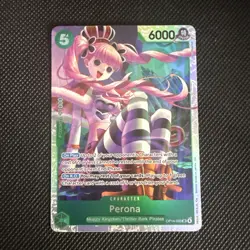 One Piece Perona OP14-033 SR AZURE SEA'S SEVEN ENGLISH OP14 Ships Immediately - Image 1