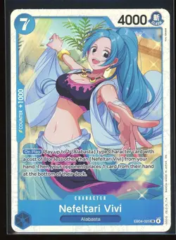Nefeltari Vivi One Piece OP14 The Azure Sea's Seven Super Rare #025 - Image 1