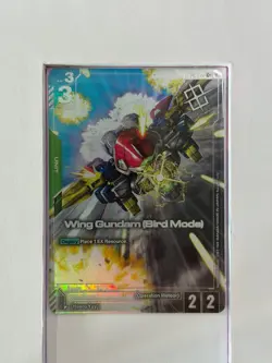 [Winner] ST02-002 Wing Gundam (Bird Mode) - Gundam TCG Card Game Art Bandai - Image 1
