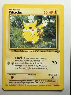 Pikachu Jungle 60/64 MP-LP Pokemon Card - Image 1