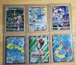 Pokemon Full Art Lot 6 Cards Total Near Mint Condition - Image 1