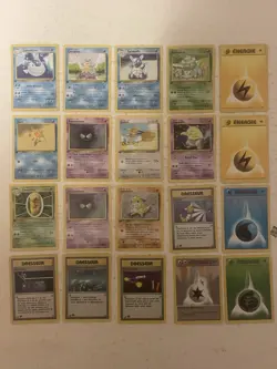 Pokemon 1st Edition Base Set French lot of 20 cards - Image 1