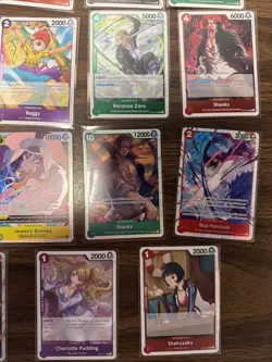 One Piece CCG OP13 And OP12 SR And Rare Card Lot Of 21 All NM - Image 4