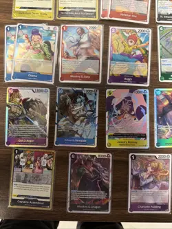 One Piece CCG OP13 And OP12 SR And Rare Card Lot Of 21 All NM - Image 5