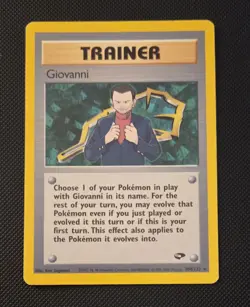 Pokemon TCG Trainer: Giovanni Gym Challenge Unlimited Rare Card 104/132 - Image 1