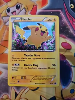 Pokemon Pikachu TCG XY89 Black Star Promo Holo Card - Image 1