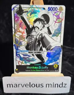 Monkey D Luffy ST29-001 Parallel Starter Deck Promo Leader One Piece Card Englis - Image 1