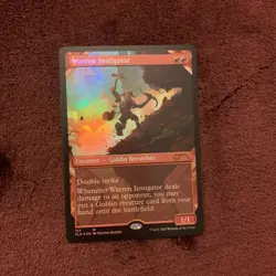 Warren Instigator Secret Lair Drop Foil NM Unplayed Magic The Gathering MTG Card - Image 1