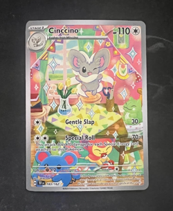 Cinccino 183/162 Scarlet & Violet Temporal Forces Pokemon Card MINT CONDITION - Image 1