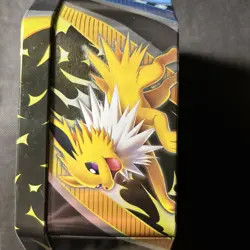 Pokemon Trading Card Tin-- JOLTEON EEVEE EVOLUTIONS--empty tin--pre-owned - Image 5