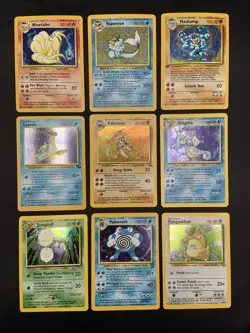 Vintage Holo Rare Pokemon Card Lot WOTC 1999 Base Set, Jungle, Fossil - MP/HP - Image 1