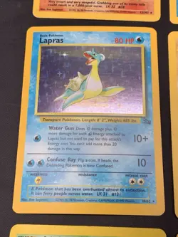 Vintage Holo Rare Pokemon Card Lot WOTC 1999 Base Set, Jungle, Fossil - MP/HP - Image 5