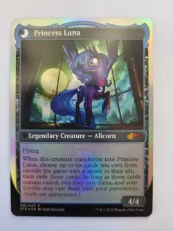Nightmare Moon Princess Luna Foil Ponies The Galloping NM ENG MTG - Image 2