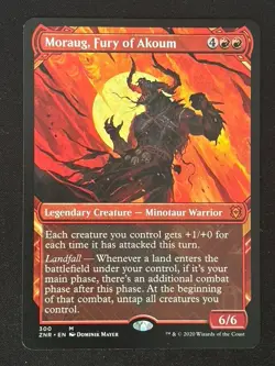 1x MTG Moraug, Fury of Akoum (Showcase) - Zendikar Rising (ZNR) #300 - Magic - Image 1