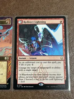 Redirect Lightning MTG Avatar Last Airbender Showcase Rare 343 + Regular Lot New - Image 3