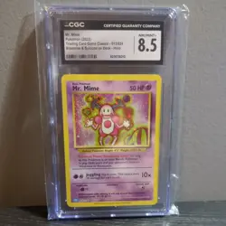 Pack Fresh Pokemon TCG Mr. Mime Holo Rare 013/034 CGC 8.5 Fast Shipper US Based - Image 1