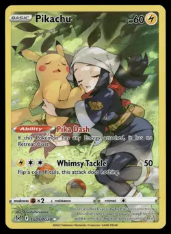 Pikachu SWSH11: Lost Origin Trainer Gallery TG05/TG30 Pokemon TCG - Image 1