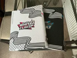 Pokemon TCG (- X 2 )White Flare Reshiram & Black Bolt Zekrom Binder One of Each - Image 2