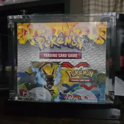 2014 Pokemon Flashfire Booster Box Sealed 36 Packs with Acrylic Case MINT - Image 1