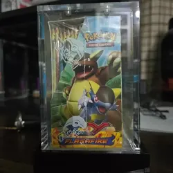 2014 Pokemon Flashfire Booster Box Sealed 36 Packs with Acrylic Case MINT - Image 2