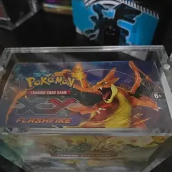 2014 Pokemon Flashfire Booster Box Sealed 36 Packs with Acrylic Case MINT - Image 5