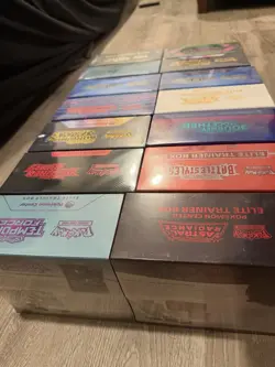 Pokemon Elite Trainer Box Lot 16 Mix PC+Std PC Surging Sparks Journey Together+ - Image 3