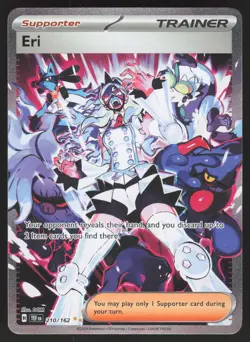 Eri 210/162 Special Illustration Rare Pokemon TCG SV05: Temporal Forces NM - Image 1
