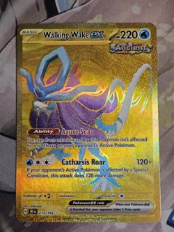 Walking Wake ex - 215/162 - Temporal Forces Hyper Rare Pokemon DMG Pics - Image 1