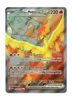 Team Rocket's Moltres ex 208/182 Destined Rivals- Pokemon TCG - Image 1