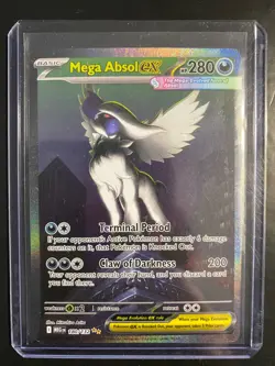 Mega Absol ex 180/132 Me01: Mega Evolution Holo Pokemon TCG - Image 1