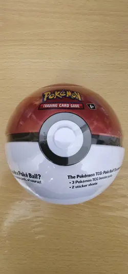 Pokemon TCG Pokeball Tin 2024 Factory Sealed New - Image 1