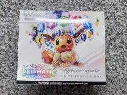 Pokemon TCG: Prismatic Evolutions Pokemon Center Elite Trainer Box ETB w/ CASE! - Image 1
