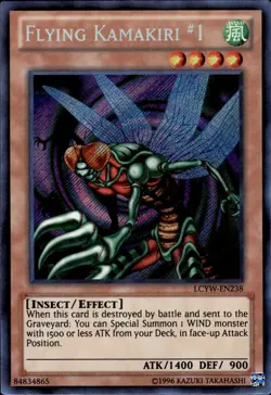 Flying Kamakiri #1 - Secret Rare LCYW-EN238 - NM - YuGiOh - Image 1