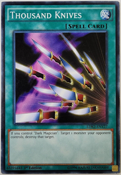 YUGIOH - Thousand Knives - LDK2-ENY27 - Unlimited Ed - Common - NM/M - Image 1