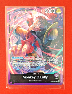 Monkey.D.Luffy (OP05-060) OP05-060 Starter Deck 18: PURPLE Monkey.D.Luffy Foil - Image 1