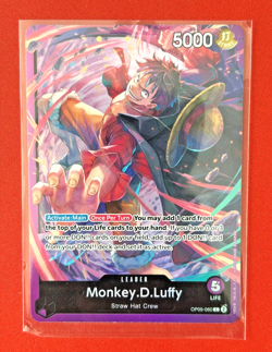 Monkey.D.Luffy (OP05-060) OP05-060 Starter Deck 18: PURPLE Monkey.D.Luffy Foil - Image 2