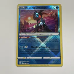Radiant Greninja 046/189 Rare Holo Astral Radiance Pokemon Card TCG Unused - Image 1
