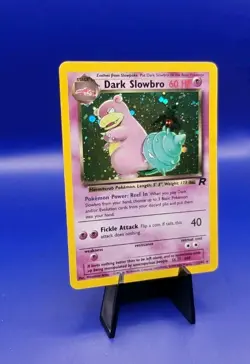 Dark Slowbro 12/82 Team Rocket Set Holo Rare Pokemon Card Nintendo TCG WOTC NM - Image 2