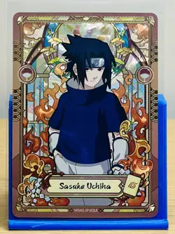 Sasuke Uchiha NRSA01-SP-002L5 Naruto Kayou Heavens Scroll English Card NM - Image 1