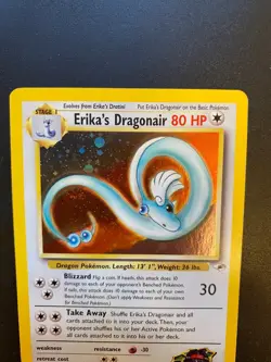 NM Erika's Dragonair 4/132 Gym Heroes Holo Rare Pokemon Card TCG WOTC UK - Image 2